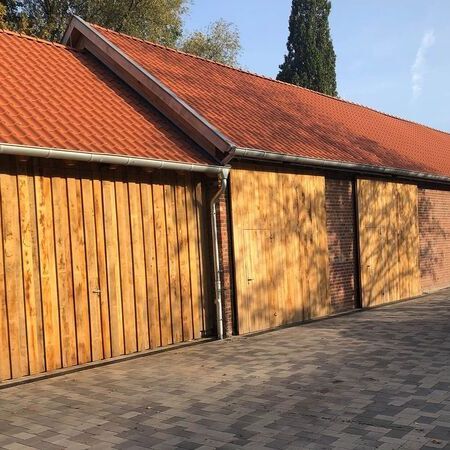 Eichenfassade - Schiebetüren